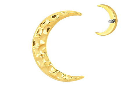 Накрутка Месяц золотой 1.2 мм